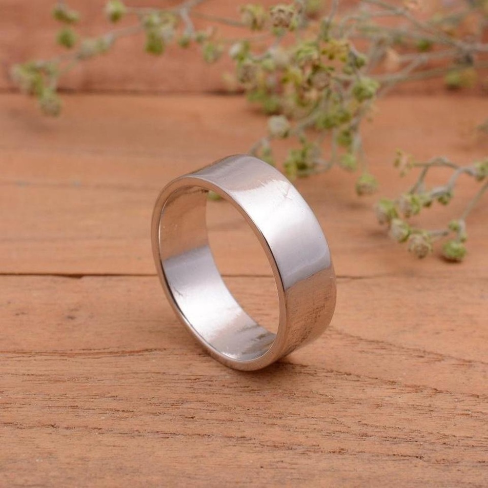 silver 6mm ring